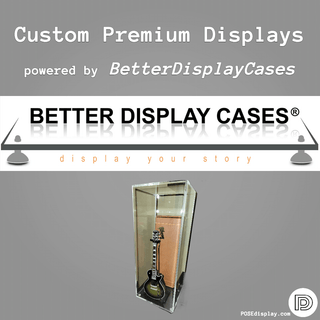 Retail / Exhibition / Custom  - Hand Crafted Displays from BetterDisplayCases - Posedisplay