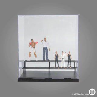 Acrylic Masterpiece Display Box: Stackable Case for Models & Memorabilia - Posedisplay