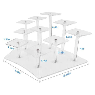 Acrylic Multi - Tier Display Stand for Collectibles: Elevate Your Collection - Posedisplay