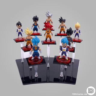 Anime Figures Display | Multi - Tier Display Stand for Collectibles - Posedisplay