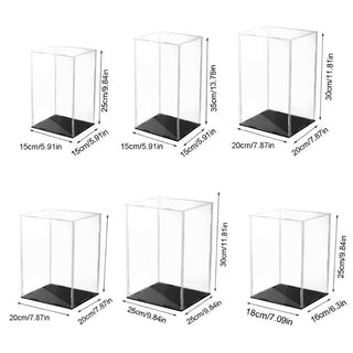 Classic Display Guardian: Acrylic Case for Cherished Collectibles | Dustproof - Posedisplay