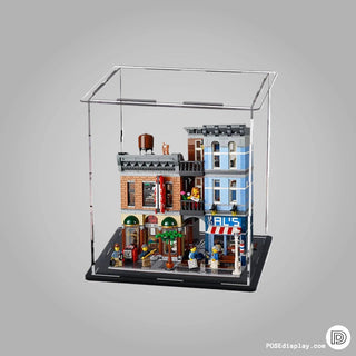 Display Case for LEGO 10246 Detective'S Office Building Set - Posedisplay