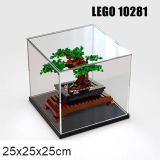 Display Case Storage Box for LEGO 10281 Bonsai Tree Block Building Bricks - Posedisplay