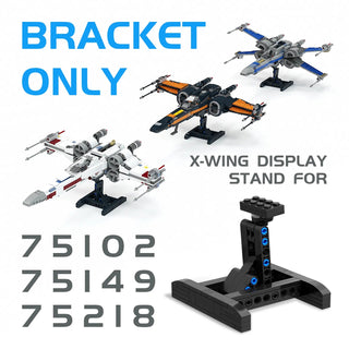 Display Stand for Lego 75149 Resistance X - Wing Fighter Building Kit - Posedisplay