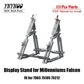 Display Stand for Star Wars Millennium Falcon Vertical MOC | for 05007 75105 75257 Ultimate Collectors - Posedisplay