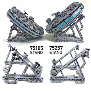 Display Stand for Star Wars Millennium Falcon Vertical MOC | for 05007 75105 75257 Ultimate Collectors - Posedisplay