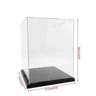 LED Illuminated Display Case: Dust - proof Showcase for Action Figures and Collectibles - Posedisplay