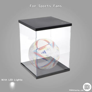 LED Lighted Display Case | Enhanced Case for Toy and Model Collection | Dustproof - Posedisplay