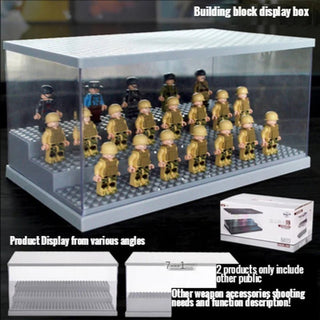 LEGO Illuminated Minifigures Showcase: LED Display Box for Building Blocks - Posedisplay