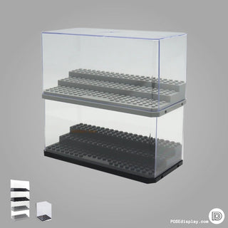 LEGO Illuminated Minifigures Showcase: LED Display Box for Building Blocks - Posedisplay