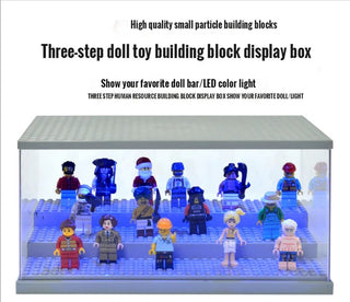 LEGO Illuminated Minifigures Showcase: LED Display Box for Building Blocks - Posedisplay