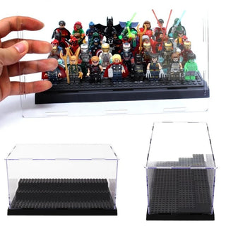 Lego Legends Unleashed: Customizable Acrylic Showcase for Iconic Figures | Display Case Box, Dustproof - Posedisplay