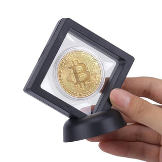 Retro - Styled Coin Display Stand: Elegantly Showcase Your Treasured Coins - Posedisplay