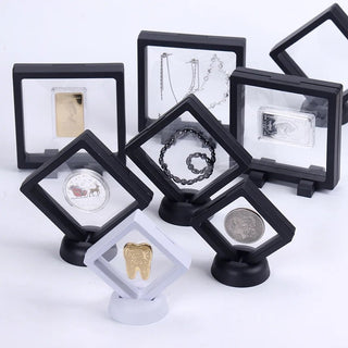 Retro - Styled Coin Display Stand: Elegantly Showcase Your Treasured Coins - Posedisplay