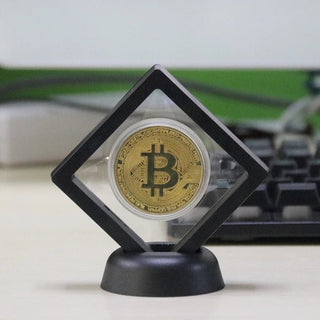 Retro - Styled Coin Display Stand: Elegantly Showcase Your Treasured Coins - Posedisplay