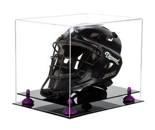 Showcase of Champions: Tailored Display Cases for Sports and Beyond | for Goalie Helmet - Posedisplay