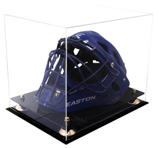 Showcase of Champions: Tailored Display Cases for Sports and Beyond | for Goalie Helmet - Posedisplay