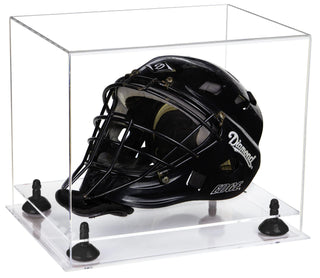 Showcase of Champions: Tailored Display Cases for Sports and Beyond | for Goalie Helmet - Posedisplay