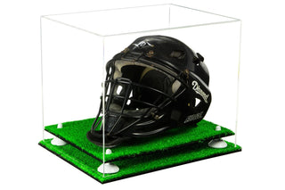 Showcase of Champions: Tailored Display Cases for Sports and Beyond | for Goalie Helmet - Posedisplay