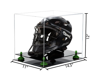 Showcase of Champions: Tailored Display Cases for Sports and Beyond | for Goalie Helmet - Posedisplay