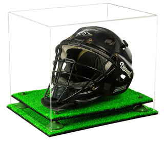 Showcase of Champions: Tailored Display Cases for Sports and Beyond | for Goalie Helmet - Posedisplay