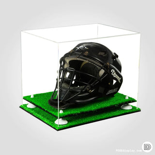 Showcase of Champions: Tailored Display Cases for Sports and Beyond | for Goalie Helmet - Posedisplay