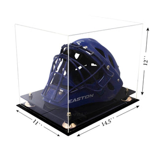 Showcase of Champions: Tailored Display Cases for Sports and Beyond | for Goalie Helmet - Posedisplay