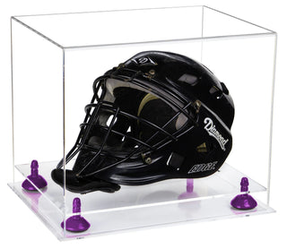 Showcase of Champions: Tailored Display Cases for Sports and Beyond | for Goalie Helmet - Posedisplay