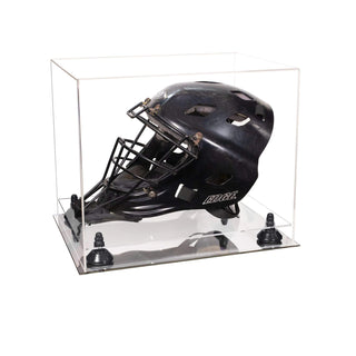 Showcase of Champions: Tailored Display Cases for Sports and Beyond | for Goalie Helmet - Posedisplay