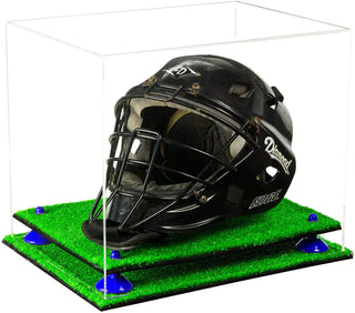 Showcase of Champions: Tailored Display Cases for Sports and Beyond | for Goalie Helmet - Posedisplay