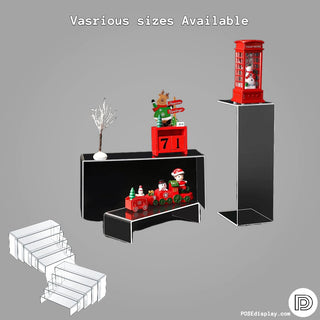 Simple Black Display Stand: Showcase Your Collectibles with Elegance - Posedisplay