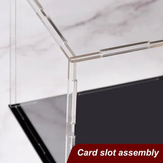 Sleek Acrylic Display Box with Black Base: A Modern Showcase Solution - Posedisplay