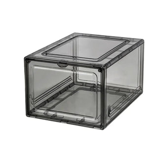 Sneaker Spotlight: Transparent Stackable Shoe Display Case | 1 - 2 - 3 Packs - Posedisplay