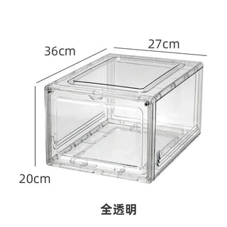 Sneaker Spotlight: Transparent Stackable Shoe Display Case | 1 - 2 - 3 Packs - Posedisplay