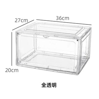 Sneaker Spotlight: Transparent Stackable Shoe Display Case | 1 - 2 - 3 Packs - Posedisplay