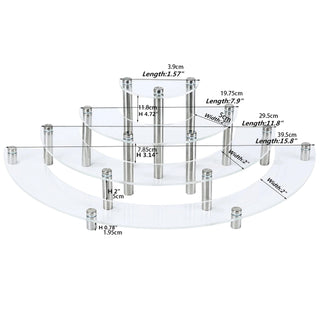 Versatile Acrylic Multi - Tier Display: Showcase Everything with Style - Posedisplay