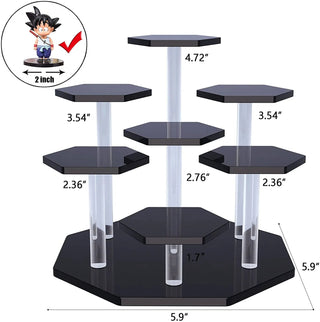 Versatile Acrylic Multi - Tier Display: Showcase Everything with Style - Posedisplay