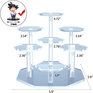 Versatile Acrylic Multi - Tier Display: Showcase Everything with Style - Posedisplay