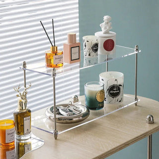 Versatile Acrylic Three - Tier Display Stand: Elegantly Organize Your Essentials - Posedisplay