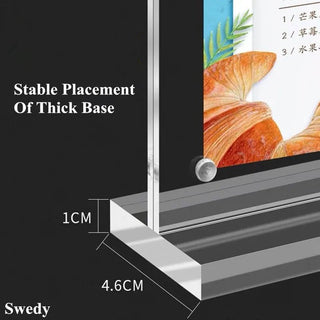 Versatile Documents & History Display | Acrylic Holder Stand - Posedisplay