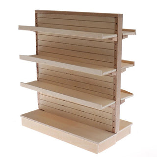 Wooden Collector's Mini Display: Dual - Sided Scale Shelves - Posedisplay