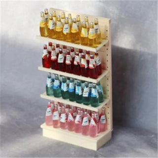 Wooden Collector's Mini Display: Dual - Sided Scale Shelves - Posedisplay